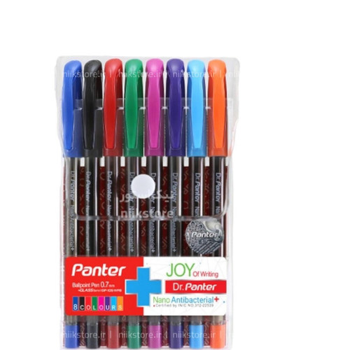بسته خودکار 8 رنگ پنتر کد DP105