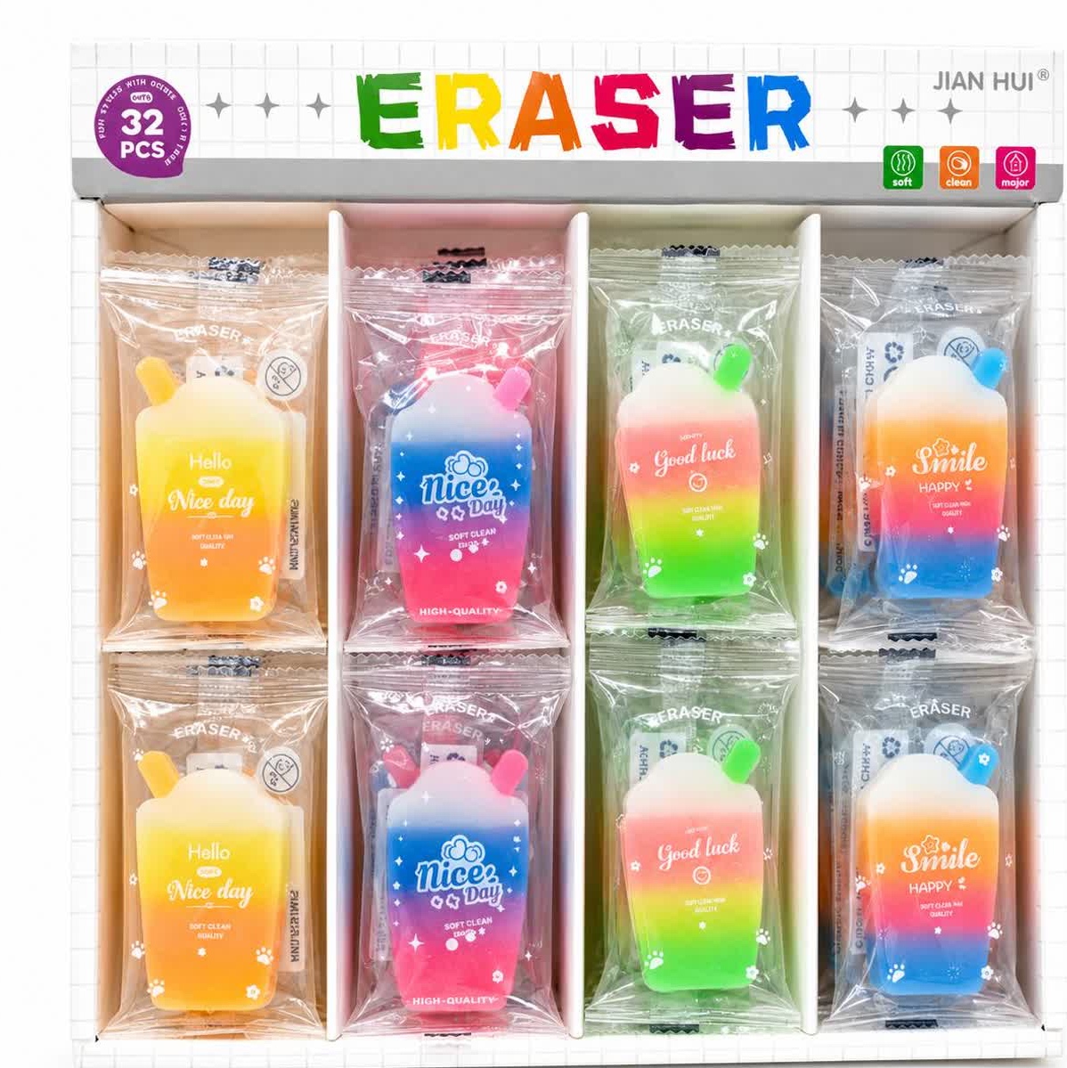 پاکن معطر بستنی اسموتی. رنگی رنگی و کیفیت عالی