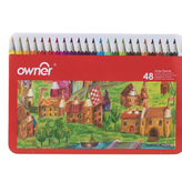 مدادرنگی 48 رنگ اونر جعبه فلز
